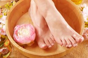 Healing foot baths for cutaneous mycosis